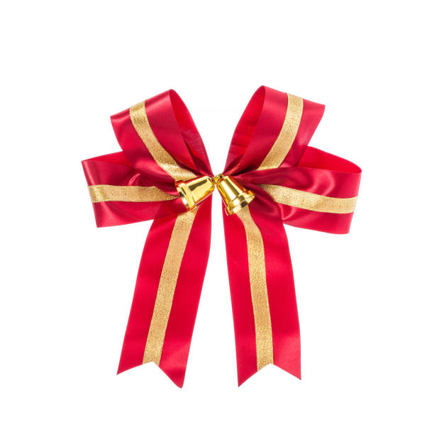 istock Ribbon for gift box or decoration. Studio shot isolated on white 918730024