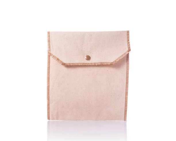 istock White cotton bag. Studio shot isolated on white 918730062