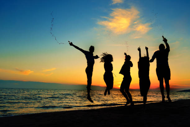 istock People Celebration Beach Party Summer Holiday Vacation Concept 918739528