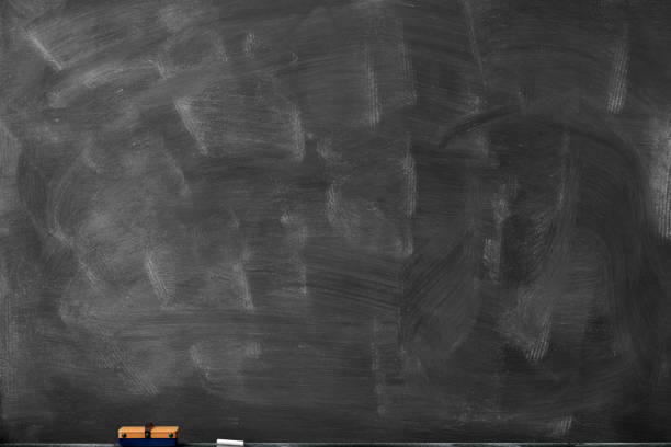 Black Dirty Chalkboard - Back To School Theme