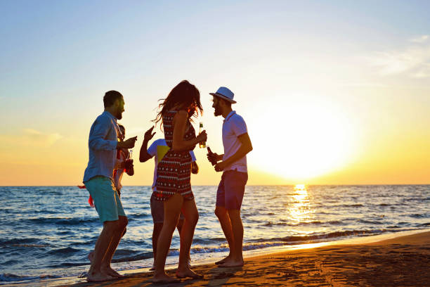 istock People Celebration Beach Party Summer Holiday Vacation Concept 918743010