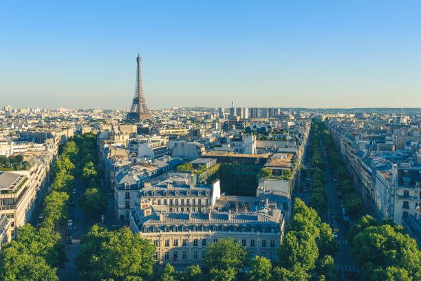 istock cityscape of paris at dusk 918743432