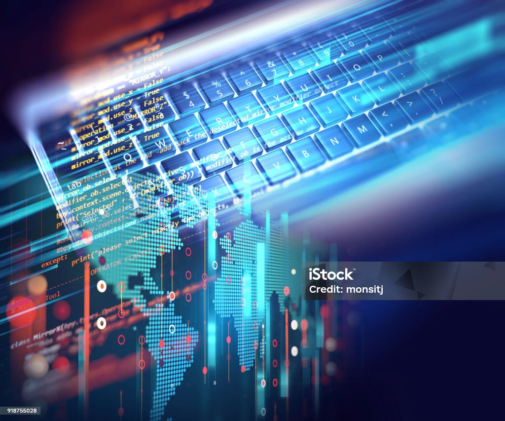Programming Code Abstract Technology Background Of Software Developer ...