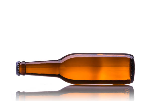 istock Bottle of beer. Studio shot isolated on white 918755036