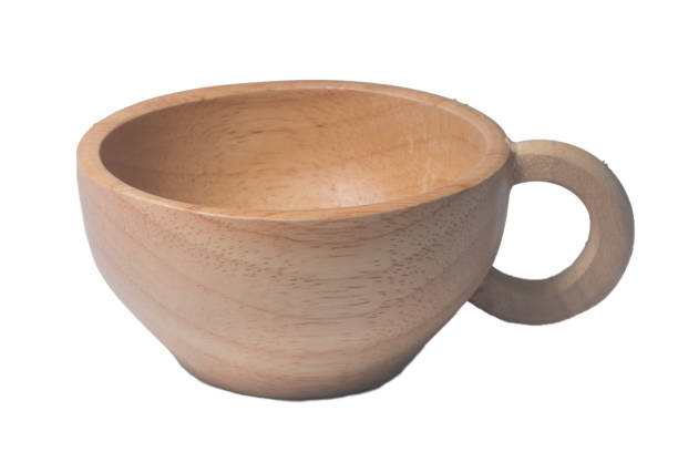 istock Coffee cup made of wood 918773252