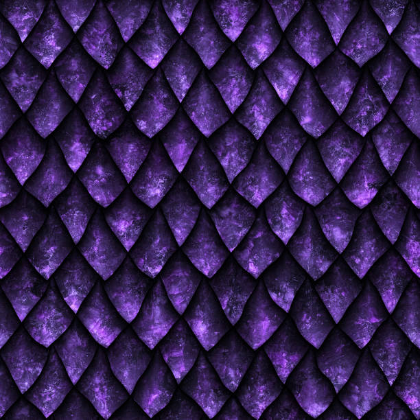 istock Seamless texture of dragon scales 918773706