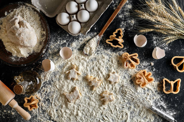 istock The process of making cookie, top view 918785858