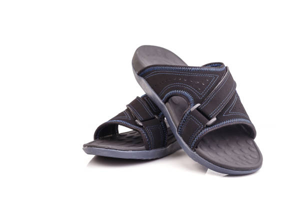 istock New black men's sandals isolated on white 918786442