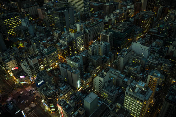 istock Urban night view of Tokyo 918806090