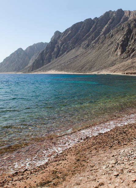 istock Beautiful beach with coral reef at Dahab, Egypt. 918810674