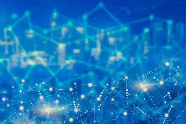 istock Business networking connection concept and Wi-Fi in city.Technology communication with cityscape background. 918814366