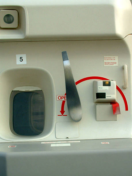 istock Door-Handle of a 747 91881986