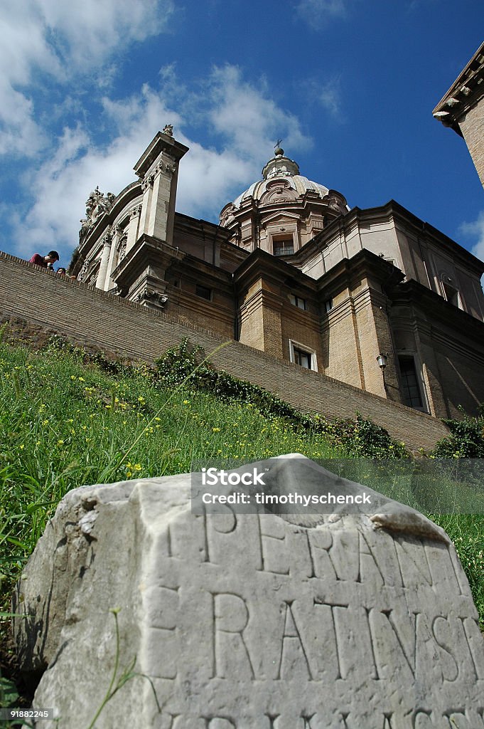 Roman Forum Old Rome and older Rome. Ancient Civilization Stock Photo