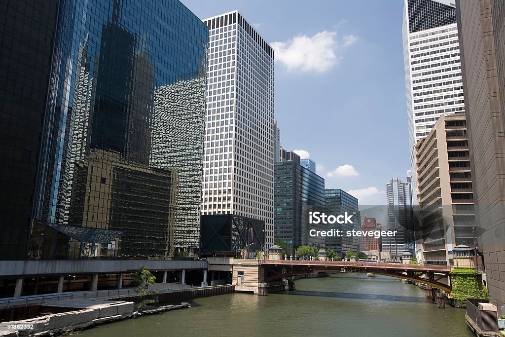 Jackson Boulevard ponte, Chicago - Foto stock royalty-free di Chicago - Illinois