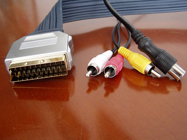istock Scart and rca ports 91882914