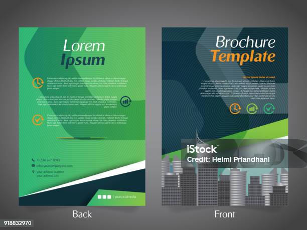 Business Brochure Flyer Design Layout Template Vector Eps10 Stock Illustration - Download Image Now