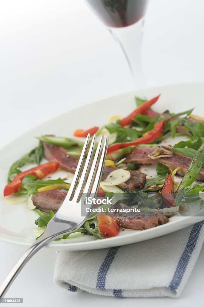 Carpaccio de bœuf - Photo de Roquette libre de droits