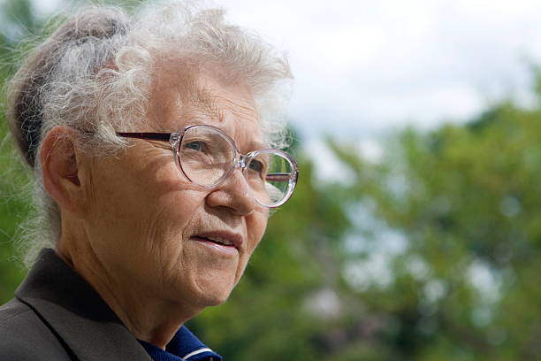 istock Grandma in garden 91883463