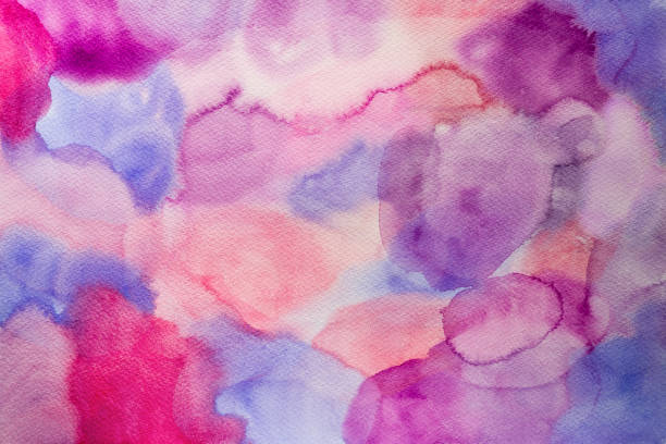 istock Purple Watercolor Background 918843256