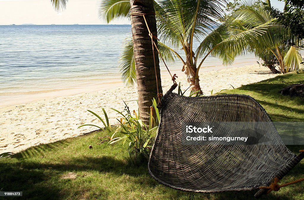 shady hammock tropical beach vacation  Asia Stock Photo