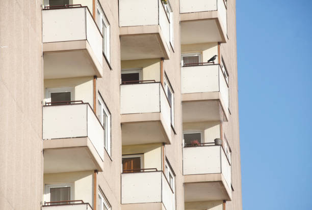 istock Balconies, residential building, skyscraper, Bremen 918848438