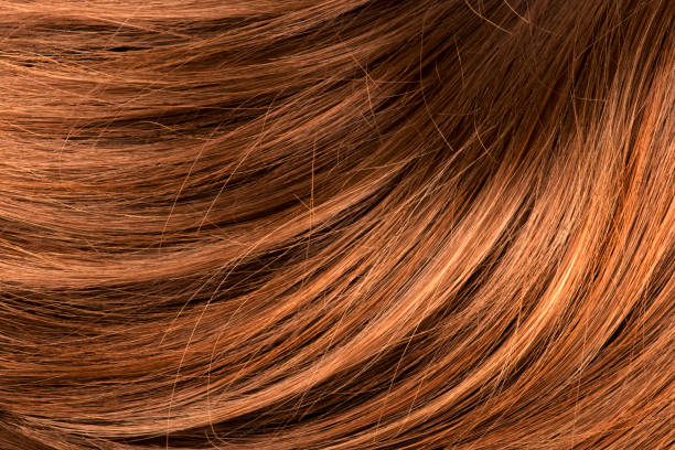 istock Wavy red human hair 918855720