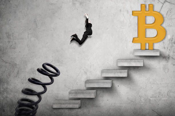 istock American businessman jump toward bitcoin symbol 918856410