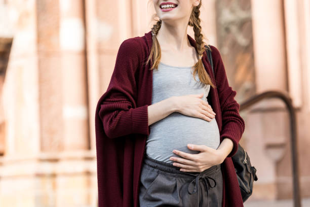 istock happy pregnant woman 918861612