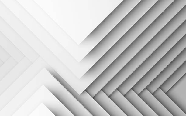 istock Square paper layers. 3d illustration art 918879894