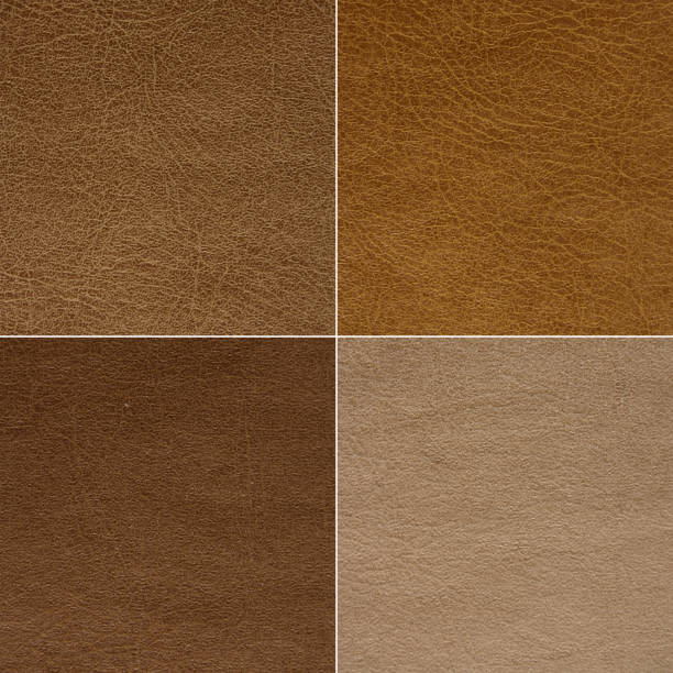 istock Texture of leather in four colors 918880628
