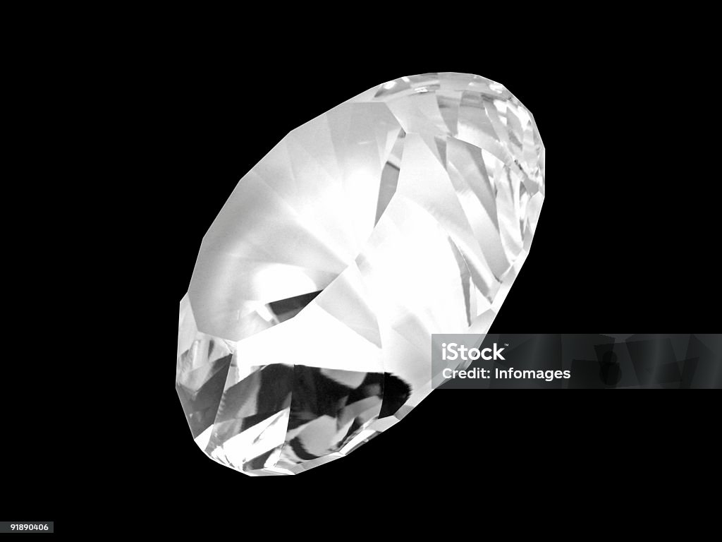 Белыми бриллиантами Crystal (спереди - Стоковые фото Алмаз роялти-фри