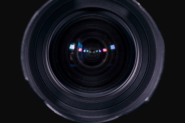 istock Lens for camera digital with dark background 918905566