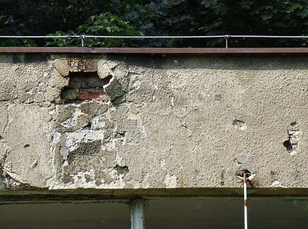 istock Crumbling old industrial warehouse 91890781