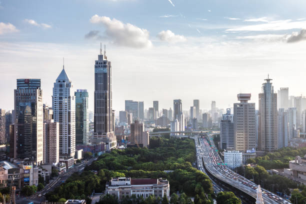 istock Shanghai Skyline in Downtown Area 918912946