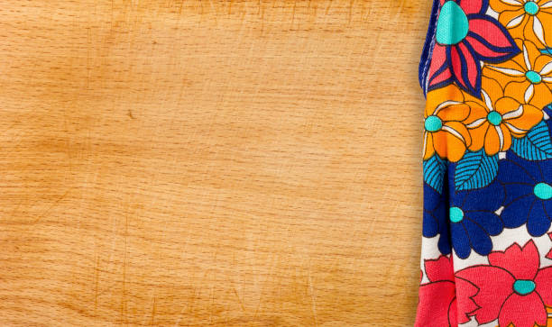istock Decorated Cloth on Wooden Background 918916236