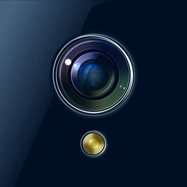 Vector illustration of Smartphone or webcam background. Vector.