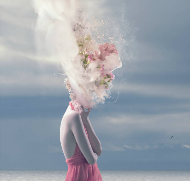 istock young women with melted head 918927608