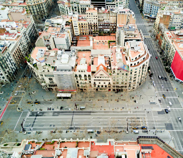 Eixample neighborhood in Barcelona