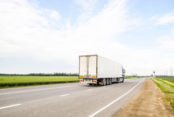 istock Freight vehicles on the track. Freight car. Truck. 918930982