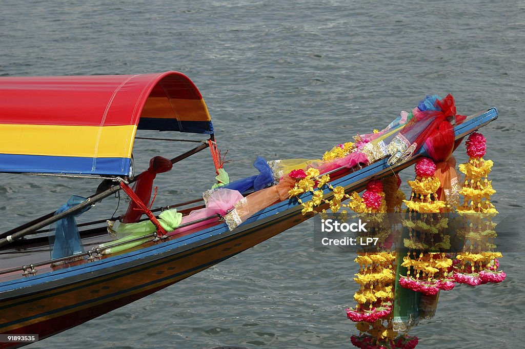 National thai boat longtail  Chao Phraya River Stock Photo