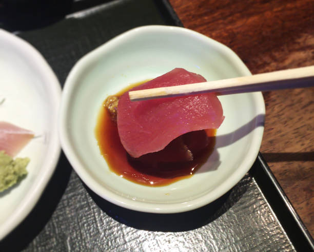 istock Japanese maguro sashimi (tuna) 918937992