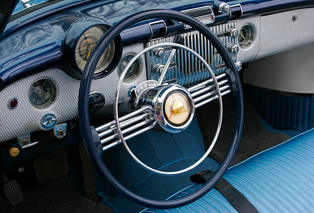 istock Dashboard of a Vintage car 91893949