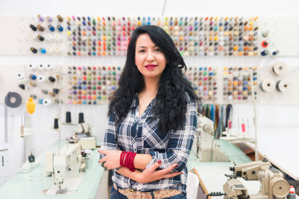 istock Immigrant tailor woman 918942106