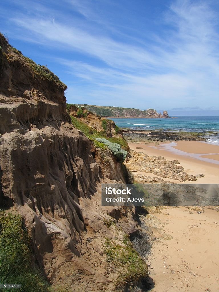 Praia de Woolamai - Foto de stock de Areia royalty-free