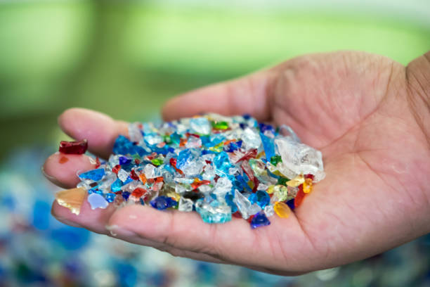 istock Colored pieces of  glass 918949422