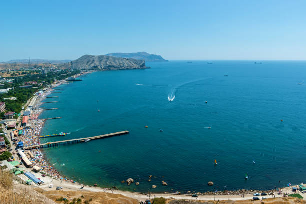 istock View from the Sudak fortress. 918949962
