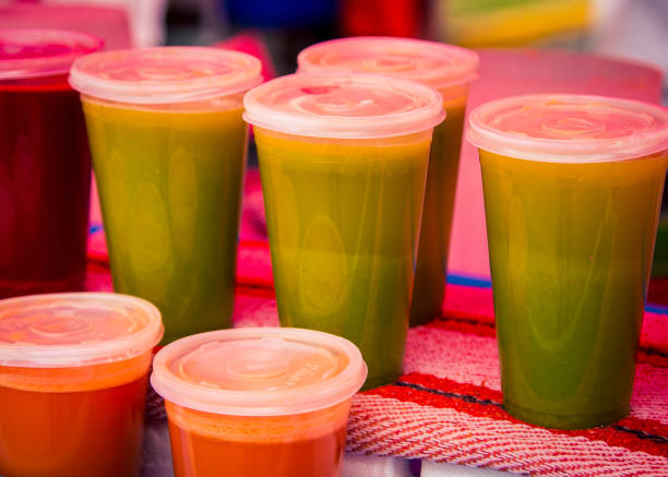 istock green smoothie at a market 918954320