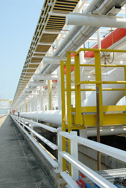 istock Chemical pipes 91895524