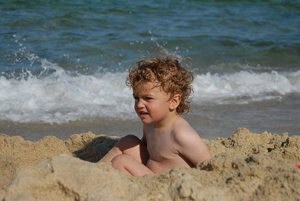 Plaża chłopiec – zdjęcie