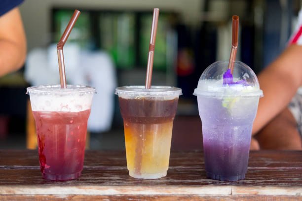 istock Three different of ice drink in coffee bar 918965116